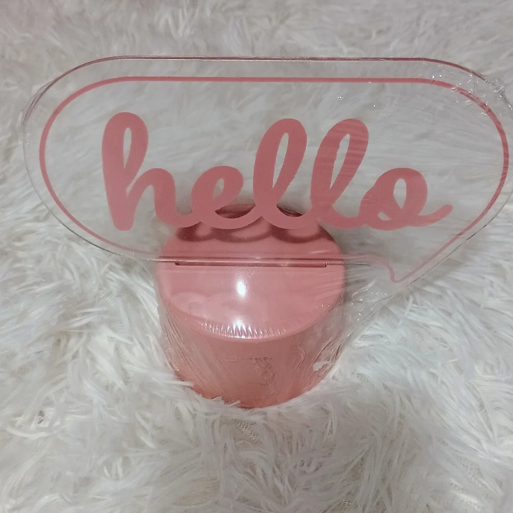 Hello Light Up Sign - Pink